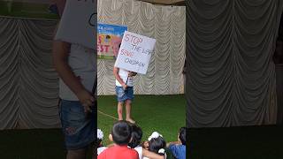 war survived kid#fancydress #childrensday #emotional #stopwar #shorts
