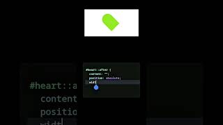 heart shape with css #css #html #htmltutorial #coding #csscoding #css3course #csshovereffect