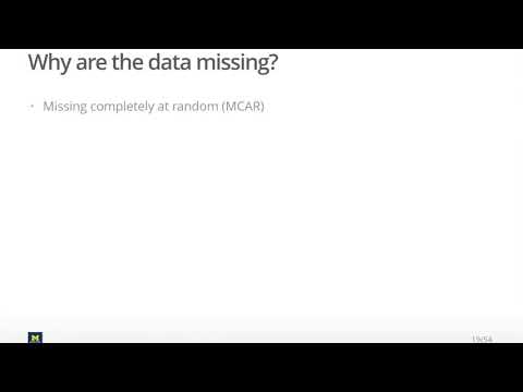 10-3 Machine Learning and Missing Data - Why Are the Data Missing?