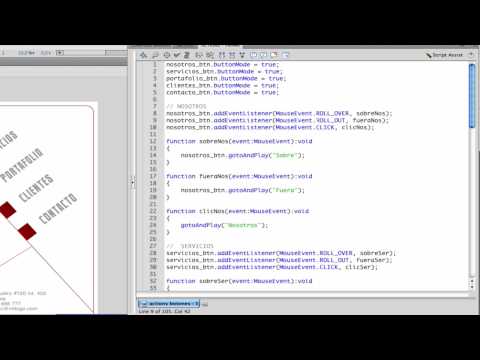 Sistema de Navegación en Flash Parte 2