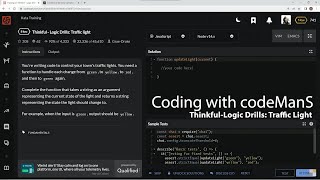 Codewars 8 kyu Thinkful - Logic Drills: Traffic Light Javascript