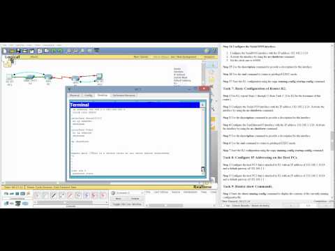 Lab 1.5.1 cabling devices and basic setup Packet tracer labs