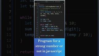 Day 23 | Check Strong Number | JavaScript Coding Challenge in Hindi | 100 Days of Code