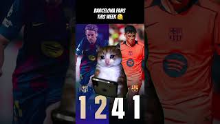 Sad week for Barca fans 🫠 #fcbarcelona #barcelonafans #barcahighlights #barca #gameday #fypシ