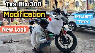 Tvs Apache Rtx 300 Modification || Tvs Rtx 300 Modification || Tvs Rtx 300 New Look | Modified 
