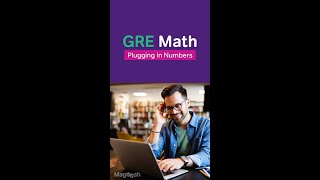 Learn how plugging in numbers can help you find the right answer! #shorts #gremath