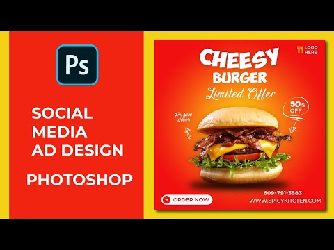 How to create social media poster using photoshop | Thani Creation