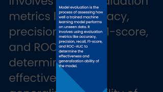 AI Q&A  28 : What is Model Evaluation in AI? #ai #artificialintelligence #techiesplusacademy