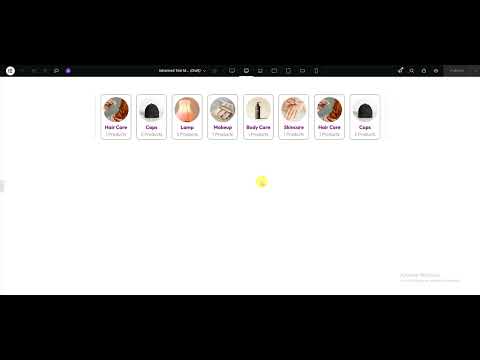 How to create the Product Category Marquee in Elementor