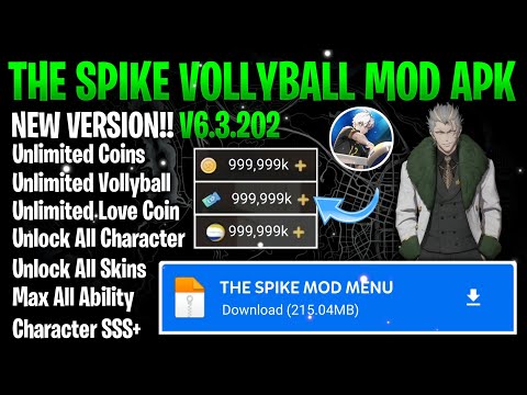 The Spike Volleyball Mod Apk Terbaru v6.3.202 - Unlock All Character & Unlimited Money