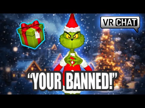 Abusing Moderator Powers As The Grinch In VRChat