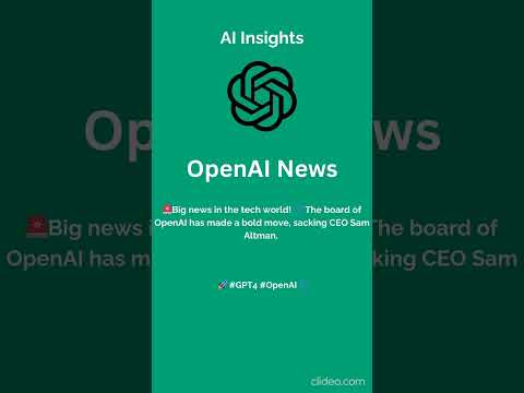 CEO Sam Altman Sacked |CEO Sam Altman | Sacked OpenAI CEO