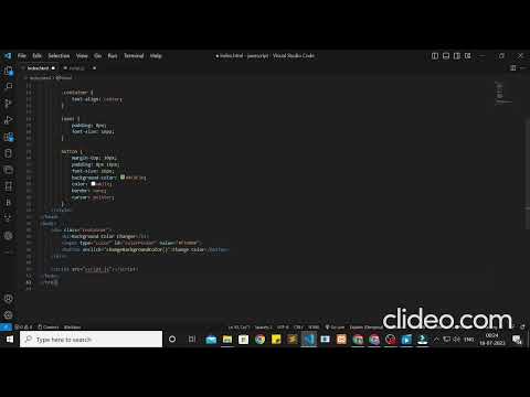 create a simple interactive webpage that changes the background color based on user input.
