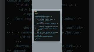 Build Dynamic Forms Easily with React #ReactForms