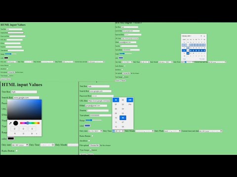 Input tag with type attribute|Understanding the Input Tag with Type Attribute|HTML & CSS Project