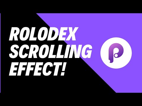 Principle UI/UX Animations: "Rolodex" Scrolling Effect