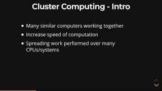 Cluster Computing - Introduction