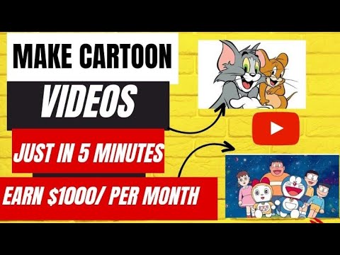 How to make cartoons animation videos in just 5 minutes with canva - step by step tutorial