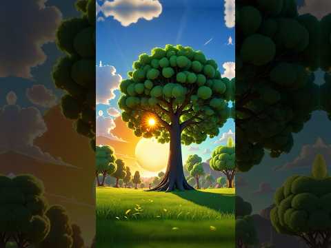 Why the Tree Never Burns | Funny Chat with the Sun #shorts #funnyshorts