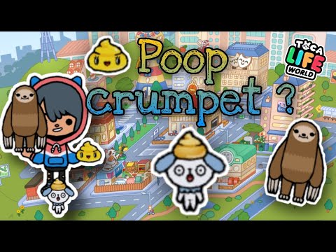 Secret poop Crumpet - Toca Boca short