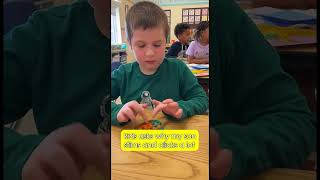 He stims with his hands and that's perfectly normal #neurodivergent #parenting