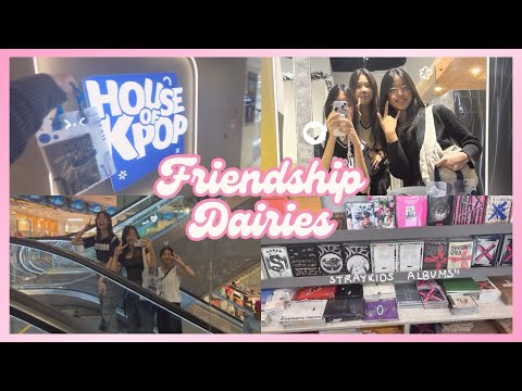 friendship diaries💖 (ft. my friends) | grwm, shopping, unboxing straykids album