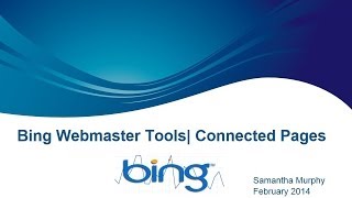 Bing Webmaster Tools - Connected Pages