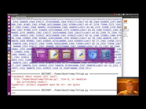 Learn how to code with python: Lesson 10 - Harvesting data