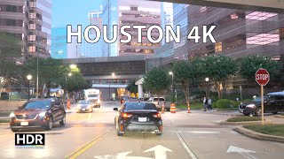 Houston Texas 4K - Sunrise Drive - USA