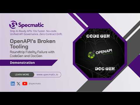 OpenAPI's Broken Tooling​ - Roundtrip Fidelity Failure with CodeGen and DocGen