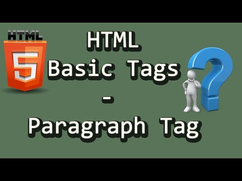 Telugu HTML Tutorials Ep-02: Paragraph tag & break tag