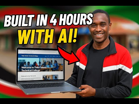WATCH: Building a Full Website for a Kenyan Business in 4 Hours Using AI (Real Client!)