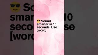 🔥The SECRET to Sounding SMARTER