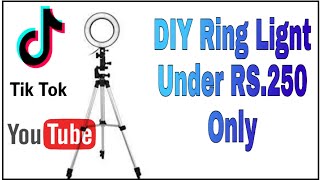 DIY ring Light for tiktok|| How to Make DIY Ring Light from cardboard and LEDs Strip at home