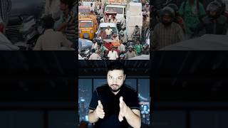 Tesla Car CRIES in Indian Traffic: Autopilot Says ‘No Thanks’ #shorts