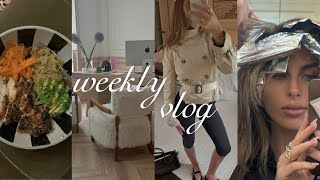 Home Vlog: office, cooking, hair refresh 🤎