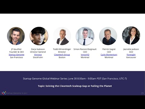 Solving the Cleantech Scaleup Gap or Failing the Planet, June 30 - 8AM PDT