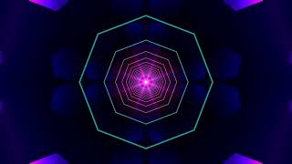 Abstract Neon Tunnel vj Motion Loop background Video