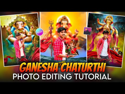 Ganesha chaturthi Photo editing 💥✨in kannada|| Ganesha chaturthi 2023 Status Material creation