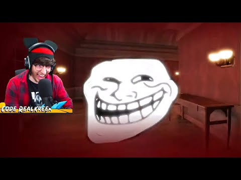 KreekCraft Finds 5 TROLLFACES in Roblox Doors...