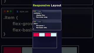 Responsive layout style in CSS code #coding #webdevelopment #programming #webdesign #2025 #html