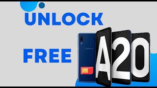 How to unlock Samsung Galaxy A20