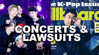 BTS CONCERT PROBABILITY, CONCERT DECLINE, HYBE LEGAL CASE, ETC
