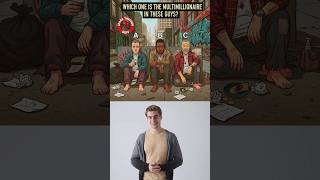 Which one is the multimillionaire in these guys? #logicpuzzles #brainteasers #riddle #viralshorts