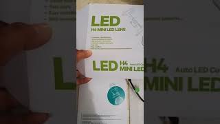 unboxing LED mini proji H4 plug and play Xpander