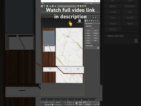 TV Unit Modelling In 3ds Max | Auto Desk 3ds Max | Esthetic Space Decor #shorts  #youtubeshorts