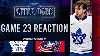 Toronto Maple Leafs vs Columbus Blue Jackets Postgame Show | Game 23 | TLN After Dark