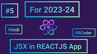 #5 What is JSX in ReactJs || RRCoder #rrcoder #reactjs