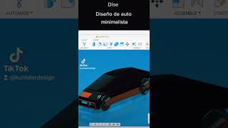 Diseño de auto minimalista #cardesign #concept #automotive #design #automotivedesign