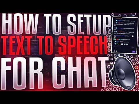 How to Setup Text-to-Speech for CHAT in Live Stream: YouTube AND Twitch